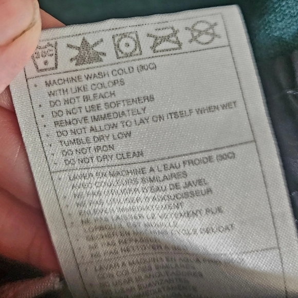 Nike Black White Cropped Pants Women's Small S (4-6) Pockets Inner Drawstring - Picture 10 of 10